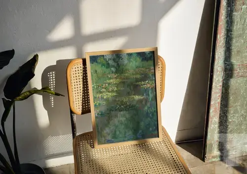 Water Lily Pond Impressionist Art Print