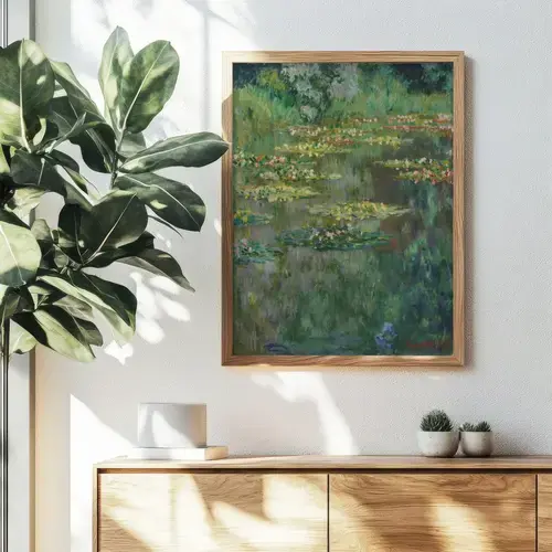 Water Lily Pond Impressionist Art Print