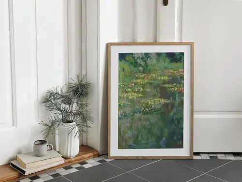 Water Lily Pond Impressionist Art Print