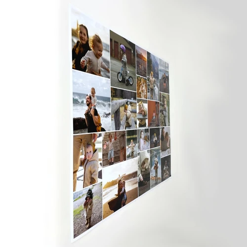 Fotocollage als Poster: Wand